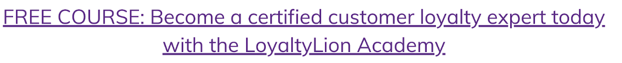 Join the LoyaltyLion Academy (text banner)