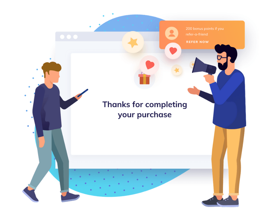 Increase Referrals Post-Purchase Campaign by LoyaltyLion