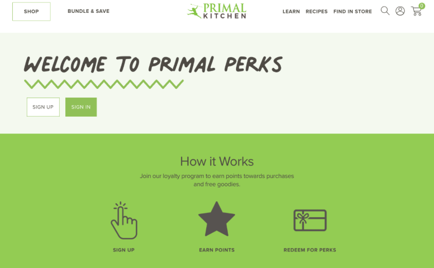 How Primal Kitchen has increased loyalty on their site
