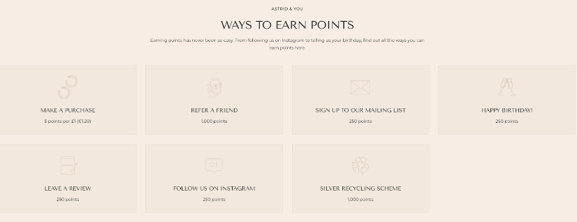 Astrd & Miyu’s multiple ways to earn points