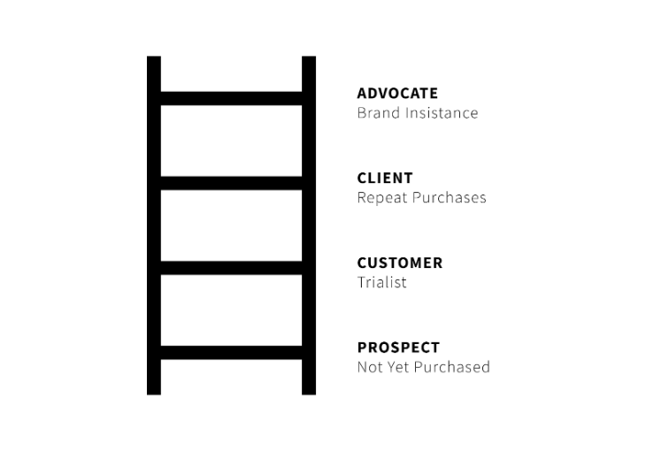 Loyalty Ladder visualization (Matrix)