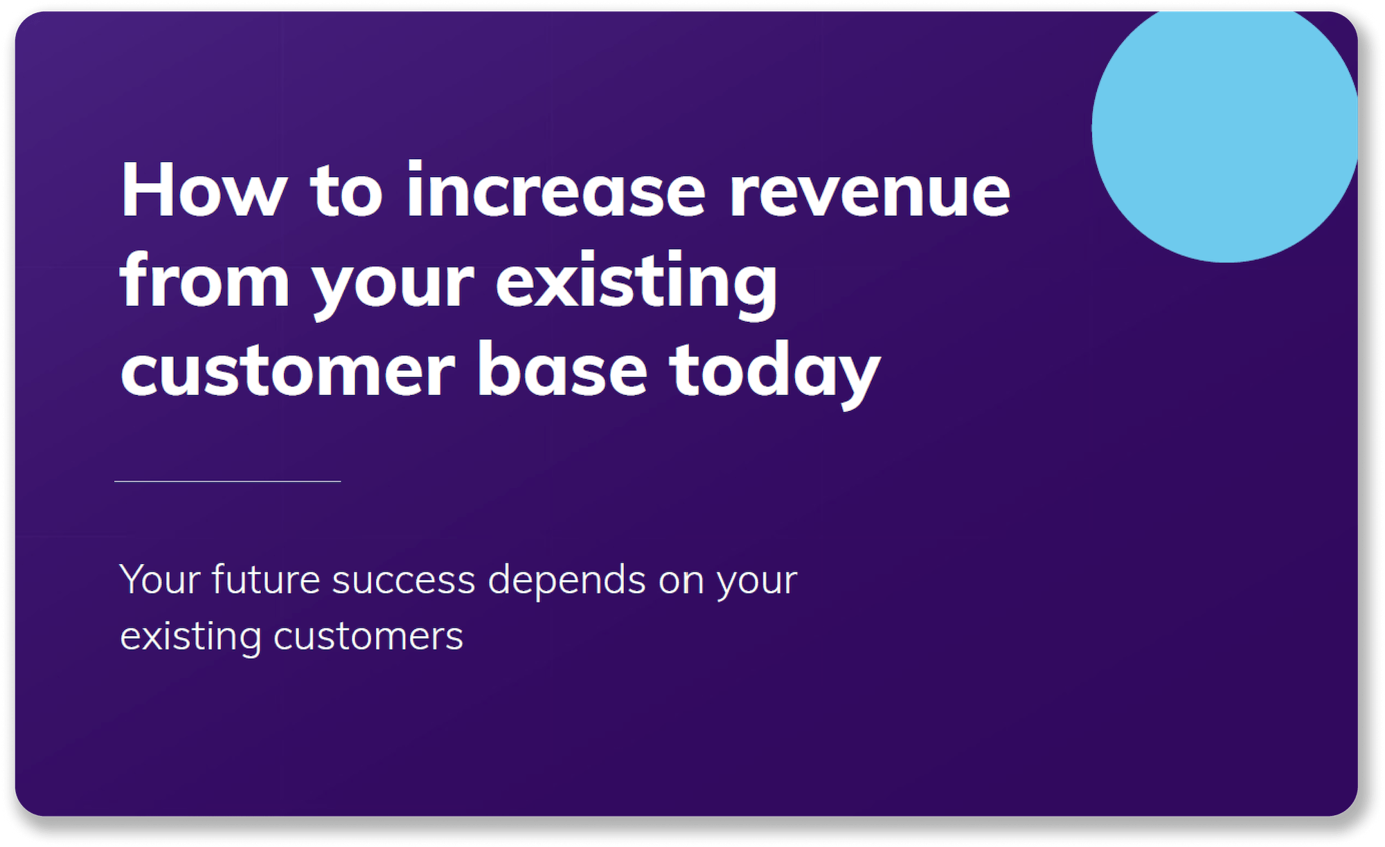 Increase Revenue Download Thank You