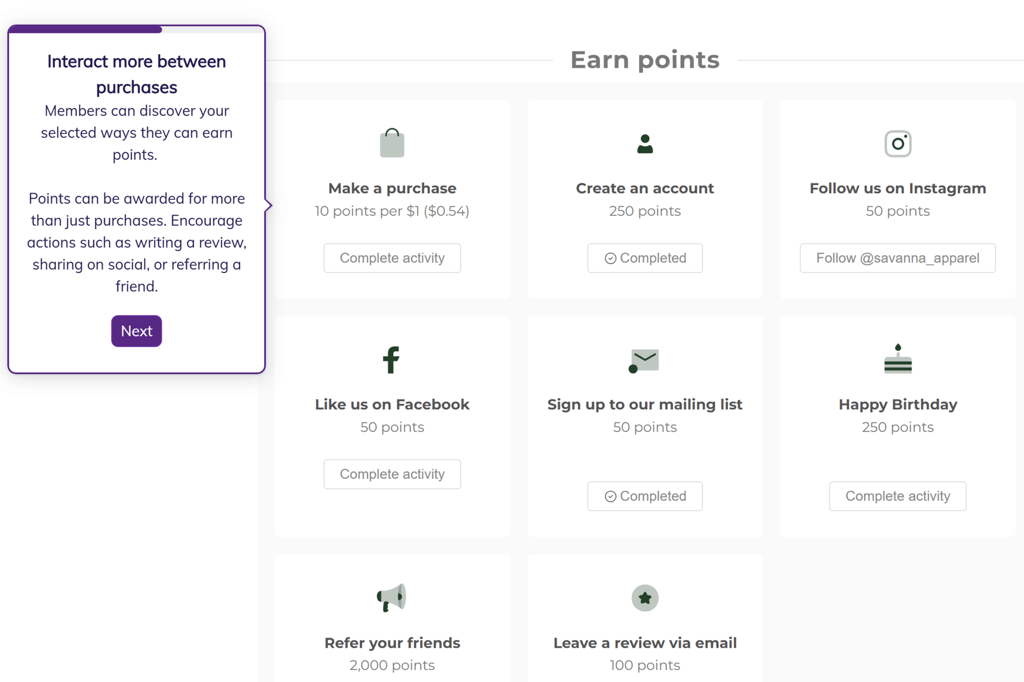 Loyalty Program Demo