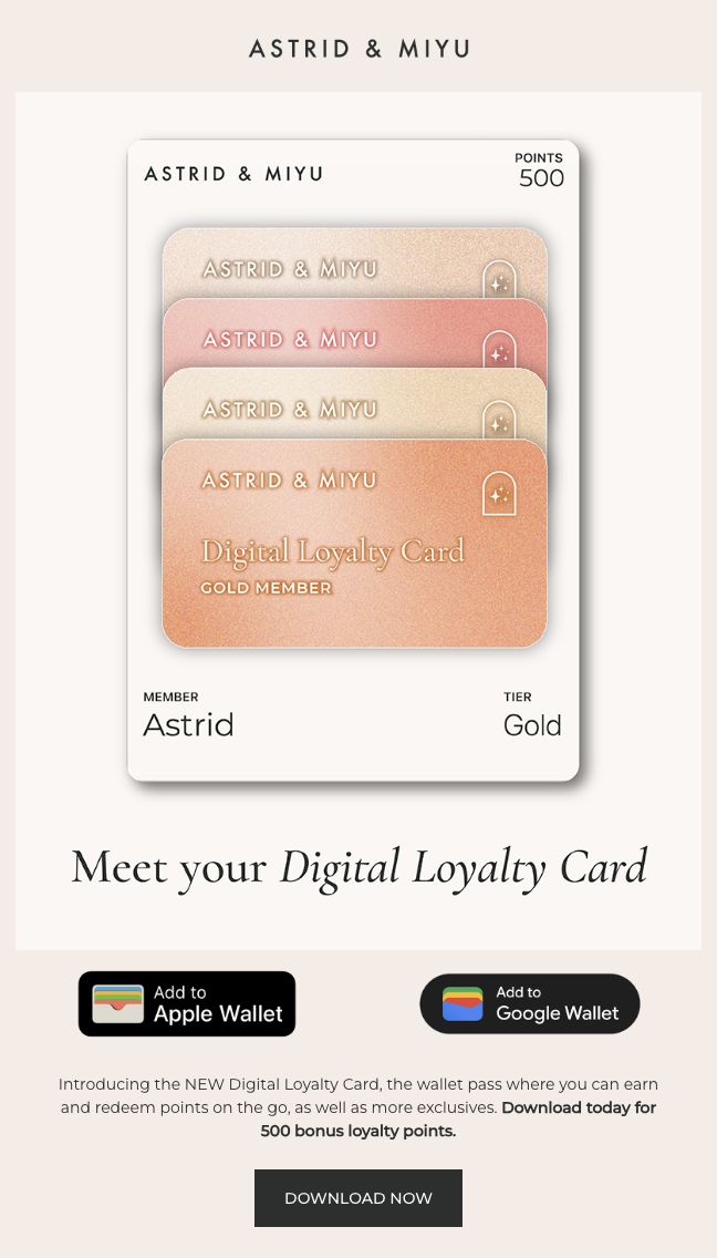 Astrid Digital Wallet