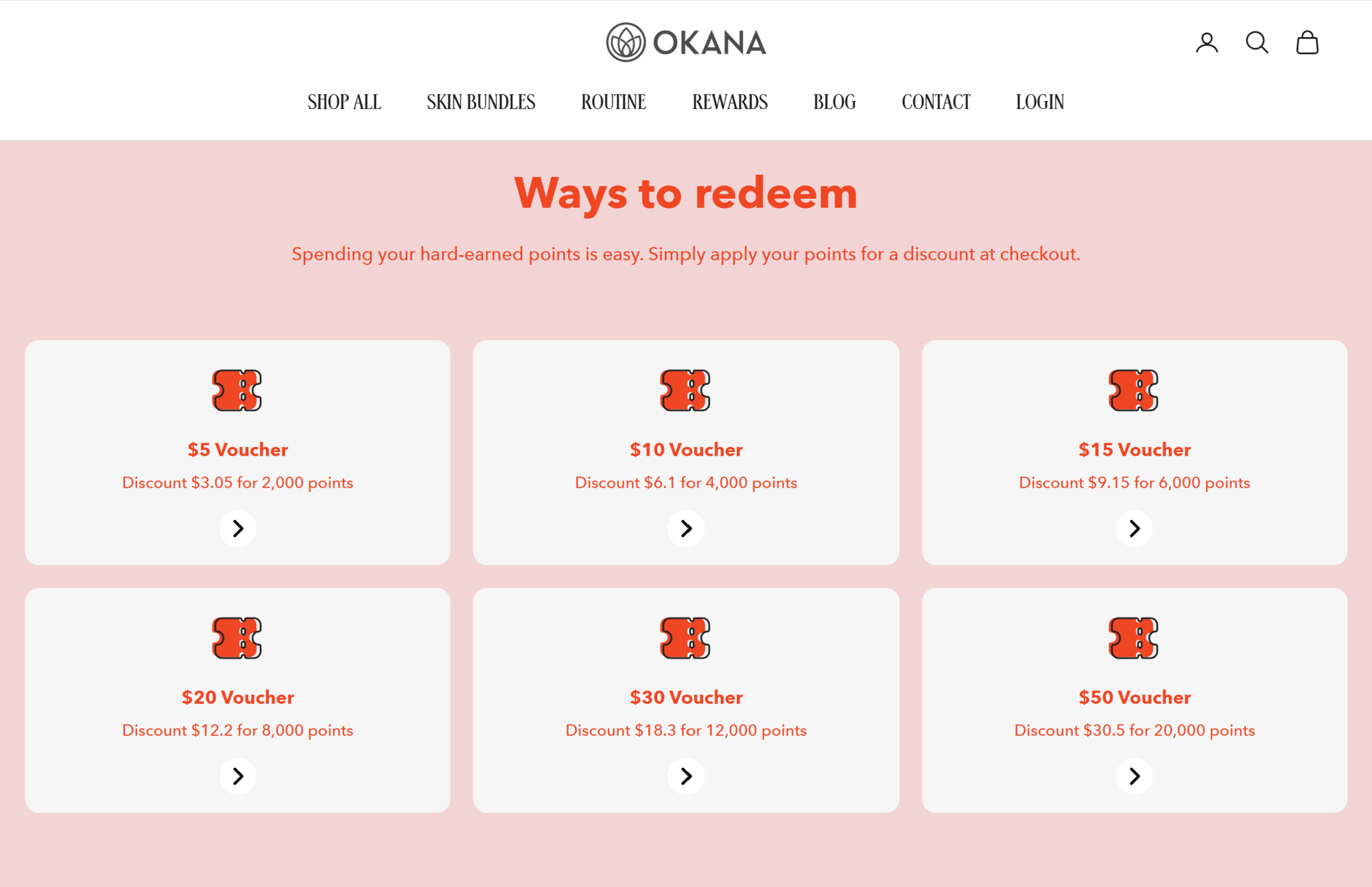 Okana Ways To Redeem