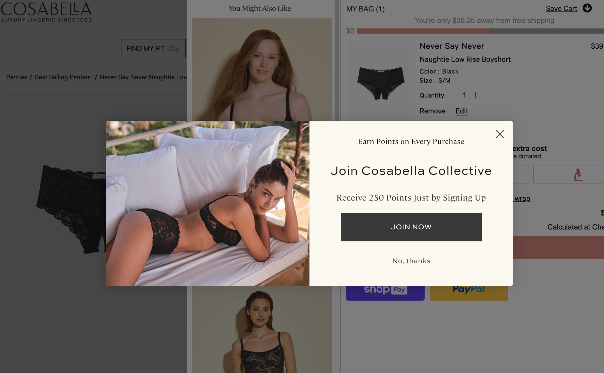 Cosabella Popup