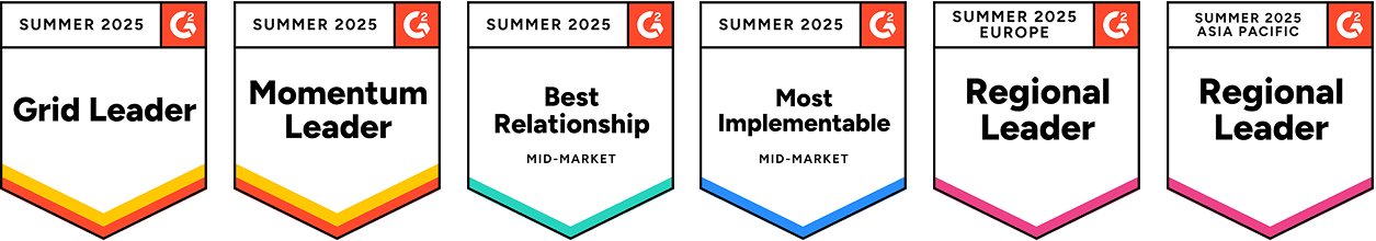 G2 Awards Summer 2025 6 Across
