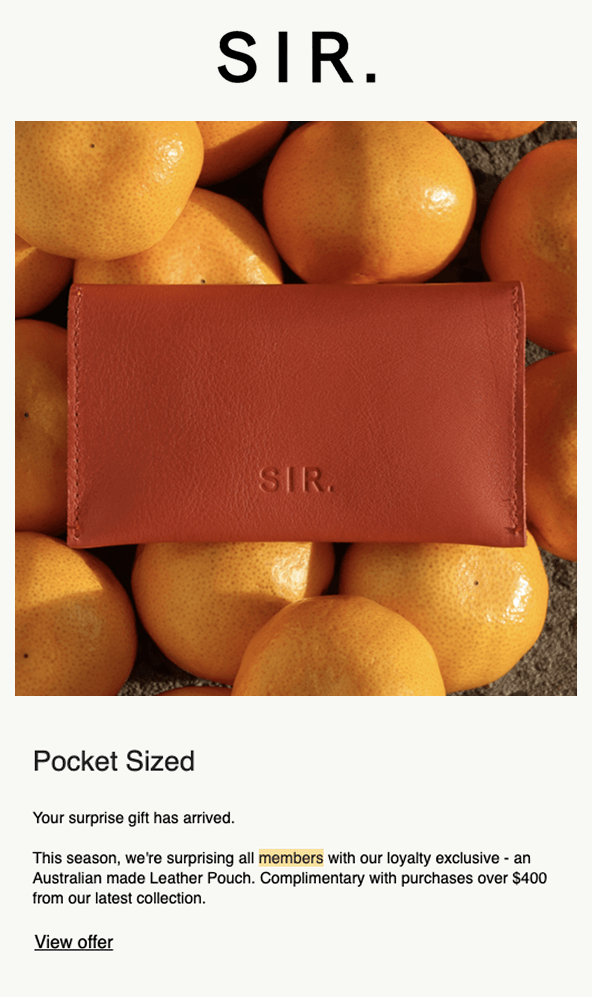 Sir Free Gift