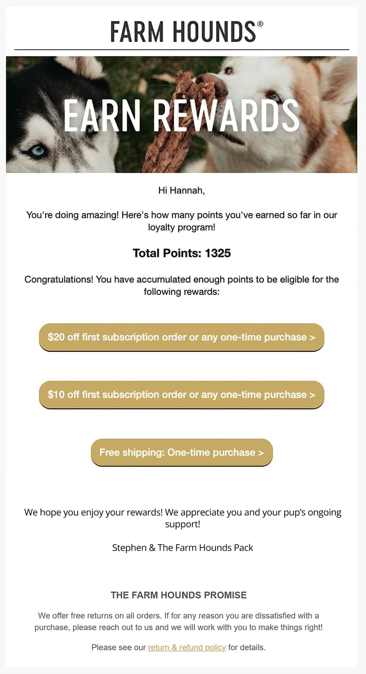 Farm Hounds Rewards Options 1