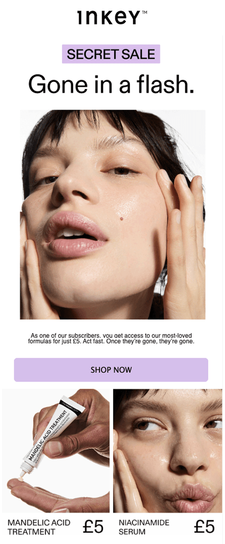 Inkey Flash Sale