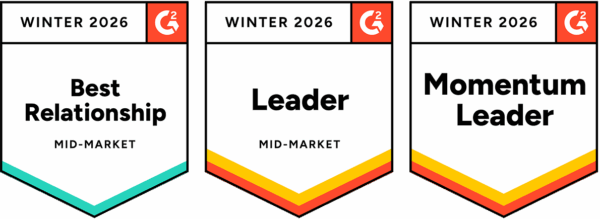 G2 Winter 2026 Mid Market Badges