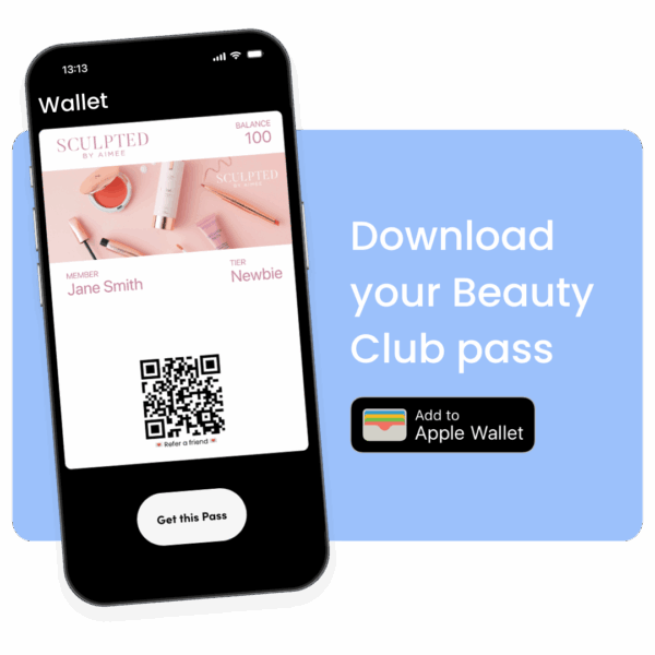 Sculpted Wallet Beauty Club Pass