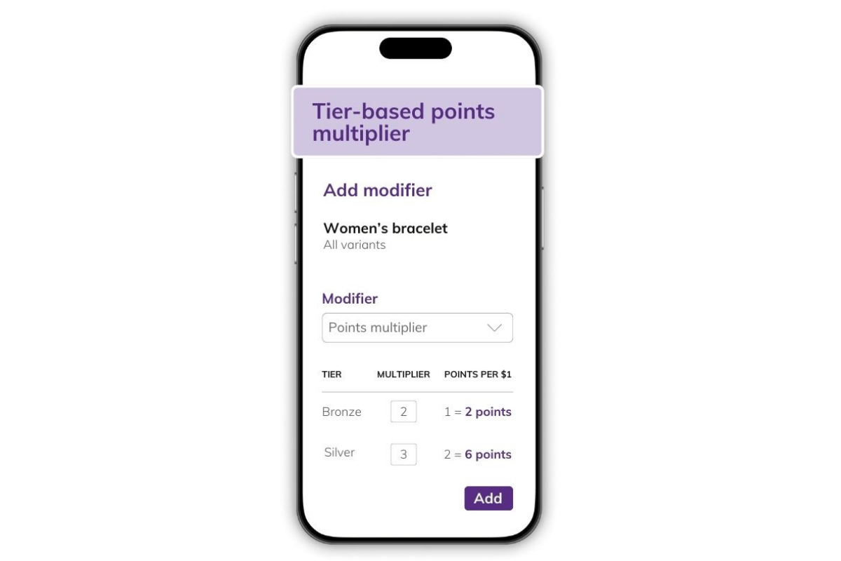 Tier Based Points Multiplier Product Updates